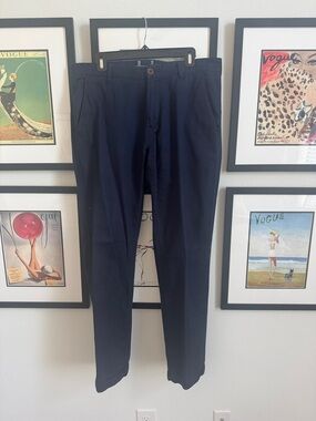 Life after denim Men's Navy Chino Pants - Classic Straight Fit